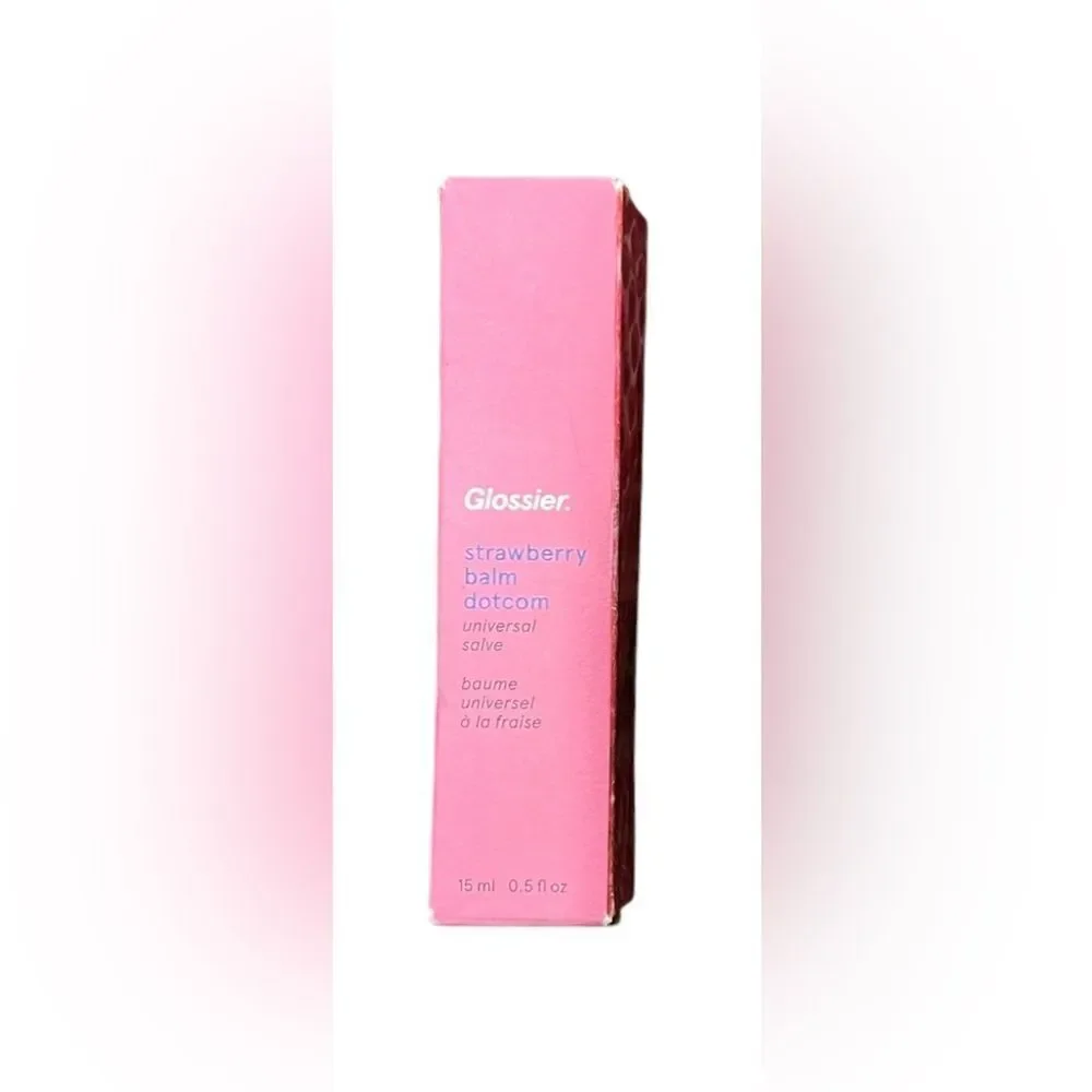 Glossier Strawberry Balm Dotcom, New